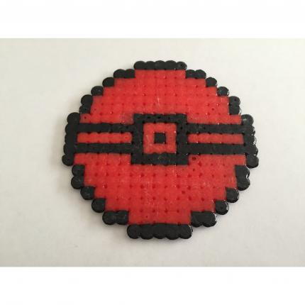 POKEBALL SUPER BALL POKEMON PERLE A REPASSER HAMA DESSOUS DE VERRE  DECORATION