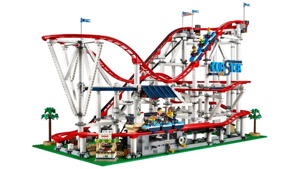 Construisez pas à pas votre set Lego Creator Expert 10261 Les montagnes russes