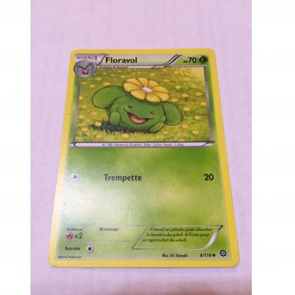 4/114 - Carte pokémon Floravol 4/114 peu commune xy xy11 offensive vapeur