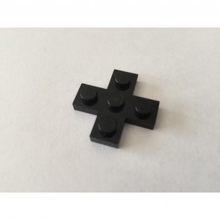 Plate croix noir 3x3 6097283 pièce détachée Lego