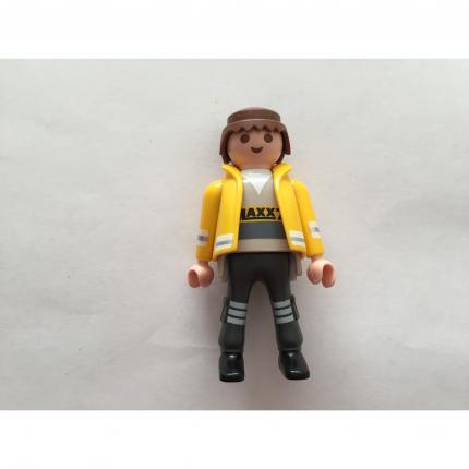 PERSONNAGE GILET JAUNE 30006853 PIÈCE DÉTACHÉE PLAYMOBIL 6860 TRACTOPELLE AVEC GODET