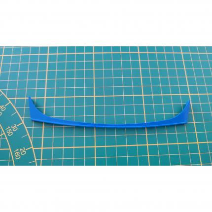 Plaque de support du pare-brise 69A N°69 pièce détachée Renault R8 Gordini 1/8 1/8ème Eaglemoss collections #D08