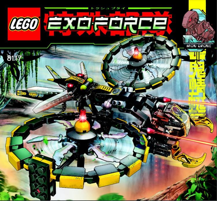 pièce détachée lego 8117 lego exo-force Storm Lasher